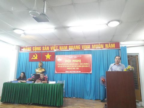 Hội nghị tiếp xúc cử tri với Tổ đại biểu HĐND Quận 3 - đơn vị Phường 5 trước kỳ họp của HĐND Quận