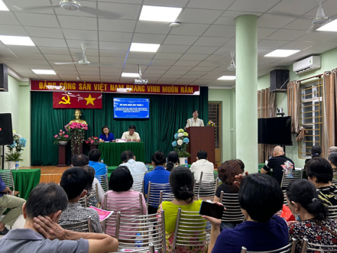 PHƯỜNG 5 TỔ CHỨC HỘI NGHỊ NHÂN DÂN THÁNG 3/2023
