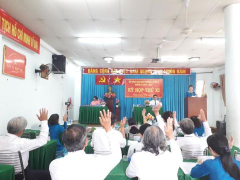 KÌ HỌP LẦN THỨ MƯỜI MỘT HỘI ĐỒNG NHÂN DÂN PHƯỜNG 5 NHIỆM KÌ 2016 - 2021