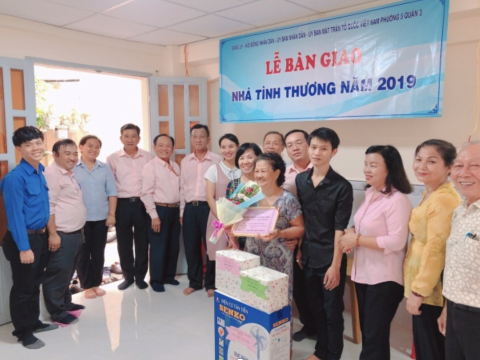 Công tác bàn giao 02 căn nhà tình thương