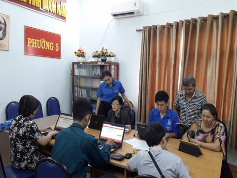 Phường 5 tham gia Hội thi Tìm hiểu 50 năm thực hiện Di chúc Bác và 70 năm bài báo Dân vận của Chủ tịch Hồ Chí Minh, chủ đề 