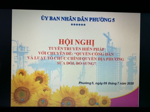 HỘI NGHỊ TUYÊN TRUYỀN HIẾN PHÁP VỚI CHUYÊN ĐỀ 